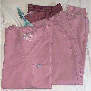 Figs Mauve Scrub Set